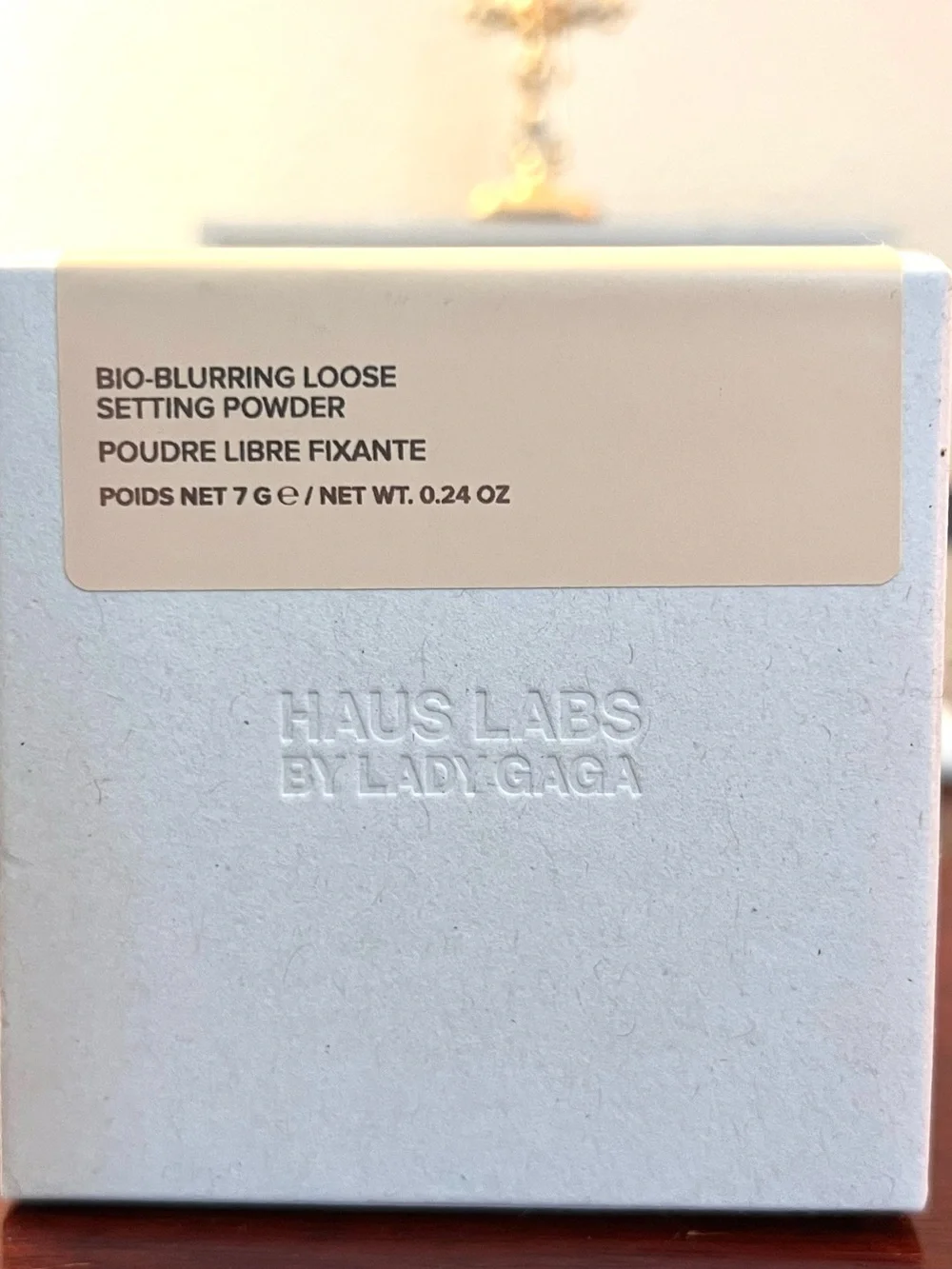 Haus Labs Bio- Blur in Neutral Peach for Medium skin tones Loose setting powder